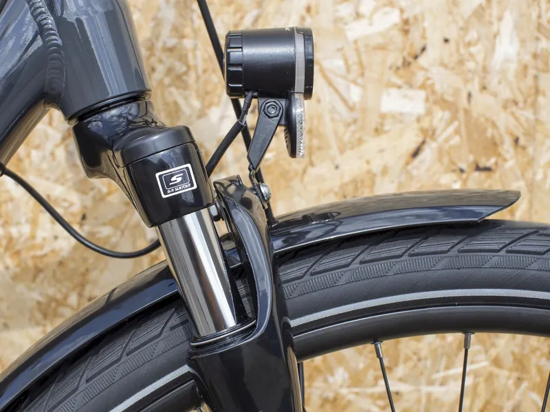 TREK Verve+ 1 500Wh Electric Hybrid Bike in Solid Charcoal-5